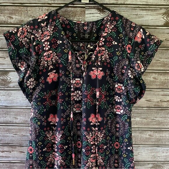 NWT Jessica Simpson Women's Floral Print Dress Size 4 - Picture 3 of 12